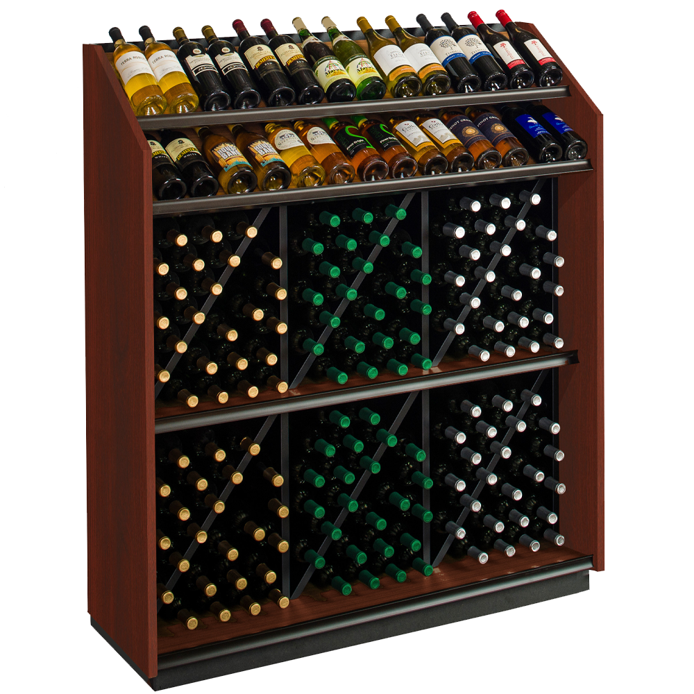 162 Bottle Wine Rack Display Merchandiser