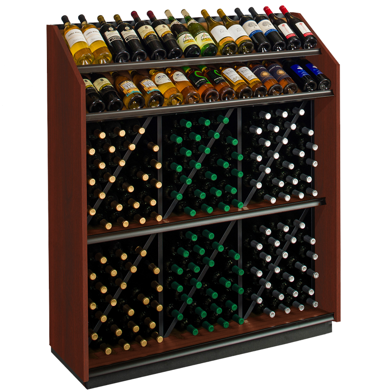 162 Bottle Wine Rack Display Merchandiser