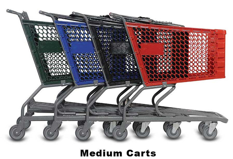 VersaCart Plastic Shopping Cart: Medium