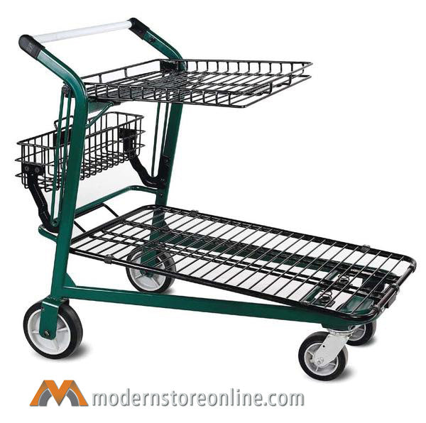 VersaCart EZ Tote 875 Flatbed Metal Shopping Cart