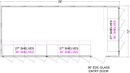 12 Glass Door (8 Front/4 Side) Walk-In Cooler with Shelving, Left or Right Entry, Choice of Refrigeration - ModernStoreOnline