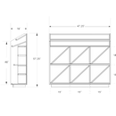162 Bottle Wine Rack Display Merchandiser - Modern Store Equipment