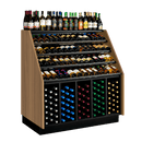248 Bottle Wine Rack Display Merchandiser - Modern Store Equipment