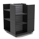 4-Way Mobile Display / Customizable for Your Store Merchandise / LED Available - Modern Store Equipment