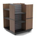 4-Way Mobile Display / Customizable for Your Store Merchandise / LED Available - Modern Store Equipment