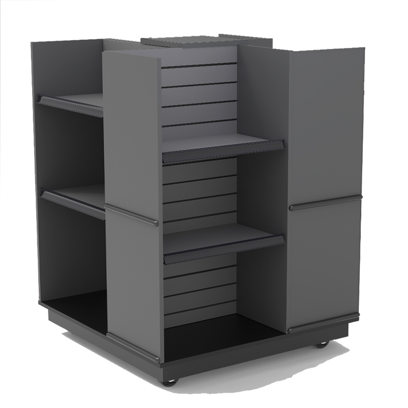 4-Way Merchandising Display Additional Shelves & Dump Bins