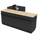 L-Shaped Checkout Counter • Right or Left Side Register • 71.5"W x 44"D x 34.5"H
