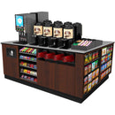 Coffee Prep Island: 81.5"L x 60"D