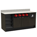 Coffee / Beverage Prep Wall Station: 67.5"L x 30"D