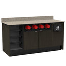 Coffee / Beverage Prep Wall Station: 67.5"L x 30"D