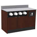 Coffee / Beverage Prep Wall Station: 51.5"L x 30"D