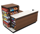 Compact Checkout with 3-Sided Merchandising