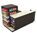 Compact Checkout with 3-Sided Merchandising
