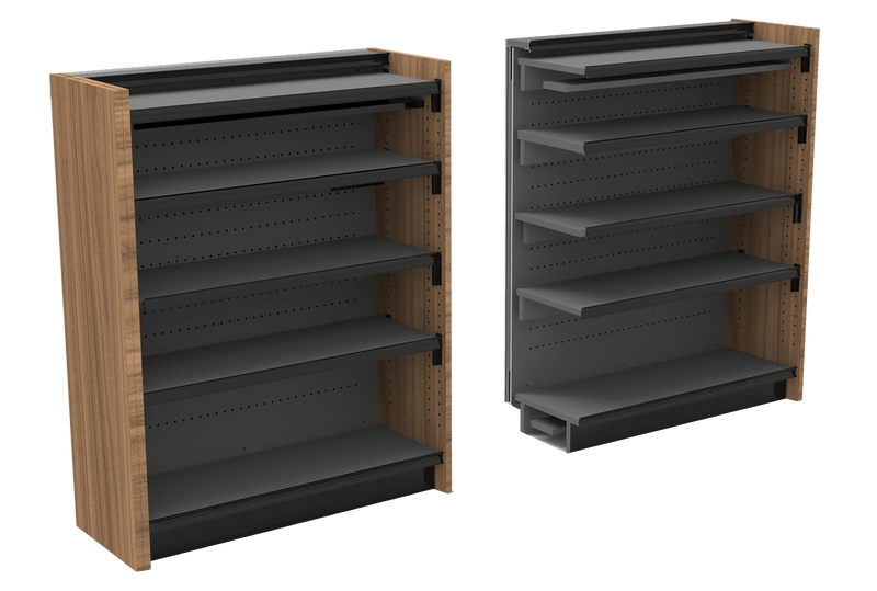 Standard Duty Modular Shelving STARTER: 36"W x 15"D x 48”H