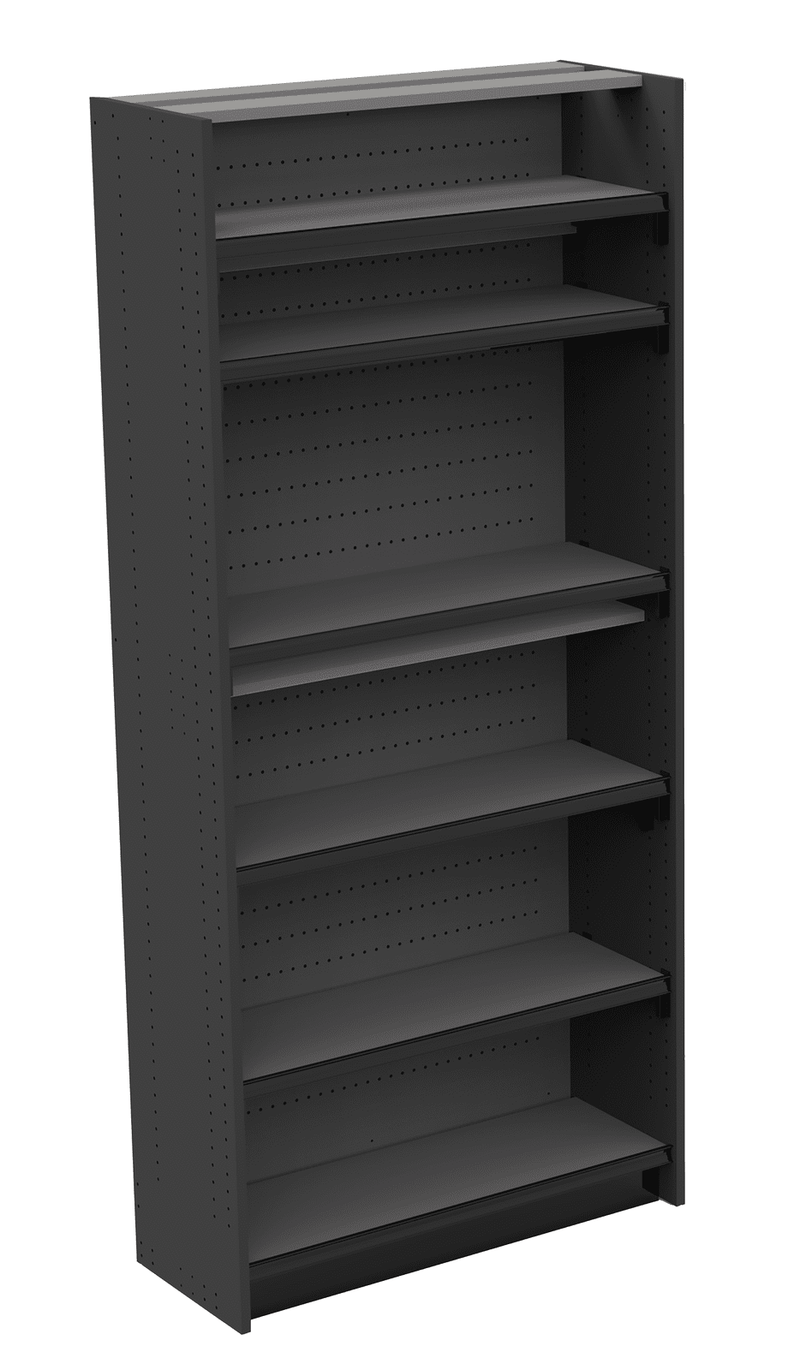 Standard Duty Modular Shelving STARTER: 36"W x 15"D x 83”H