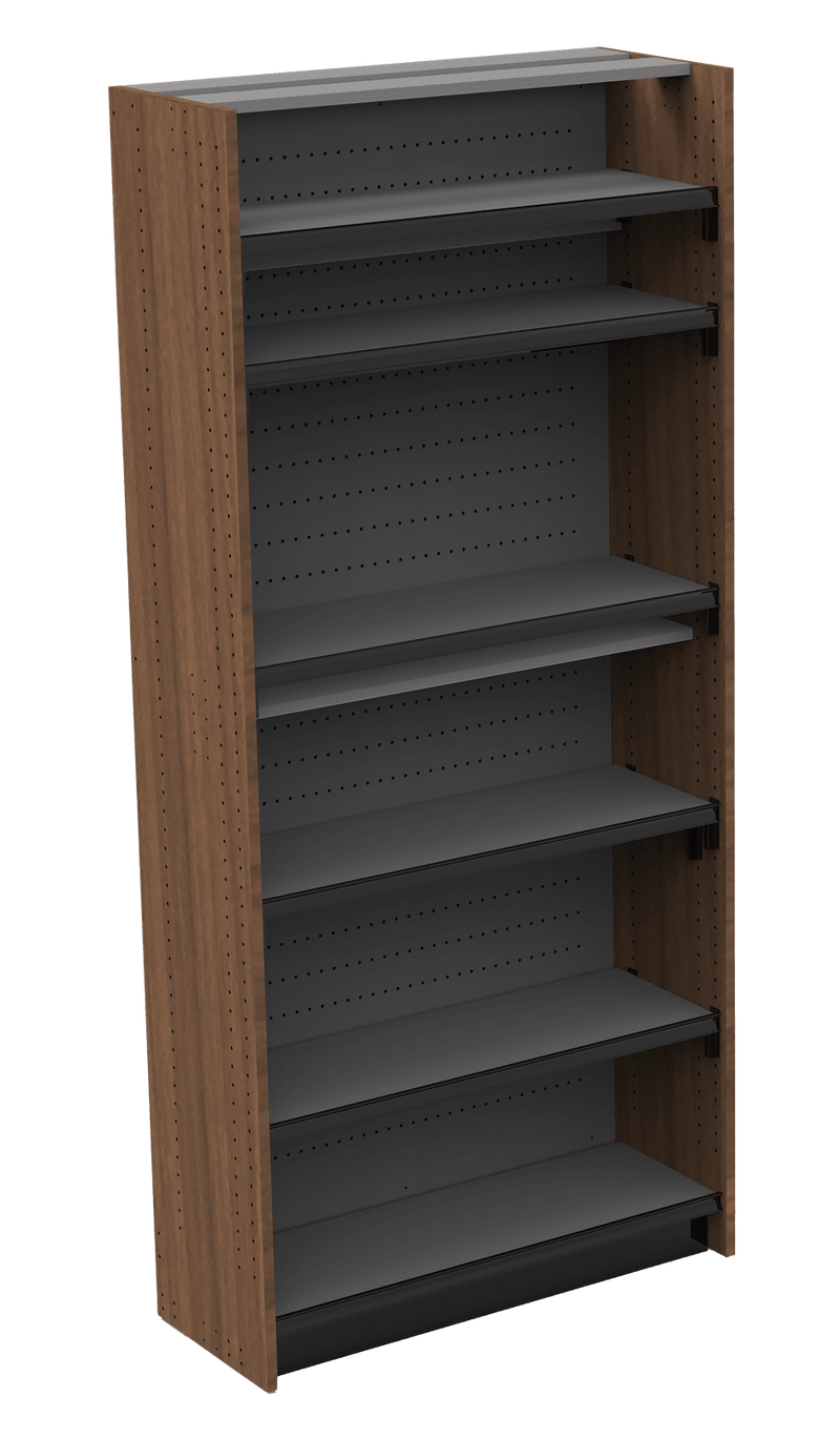 Standard Duty Modular Shelving STARTER: 36"W x 15"D x 83”H