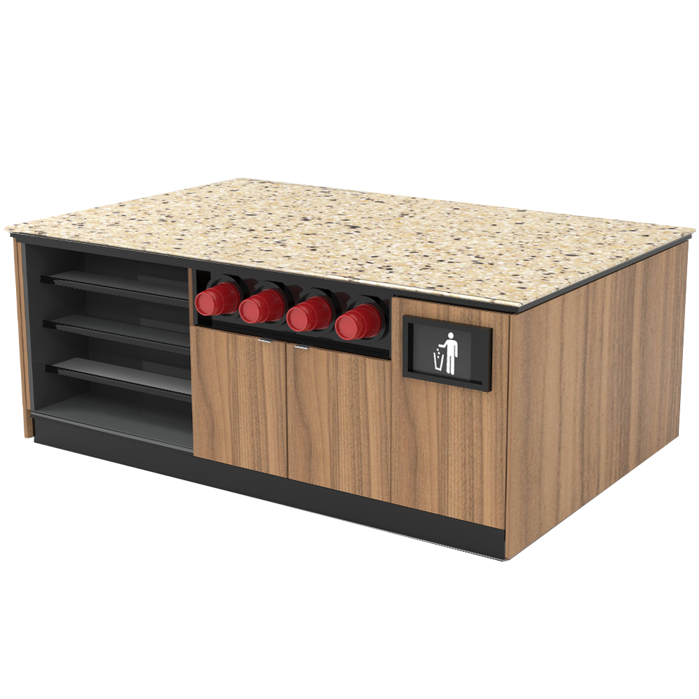 Modular Coffee / Beverage Prep Island: 83.5