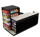Compact Checkout with 3-Sided Merchandising