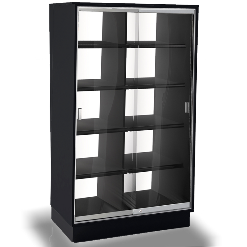 Tall Locking Display Case for Valuable Wine & Spirits