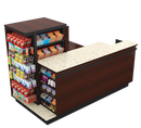 Compact Checkout with 3-Sided Merchandising