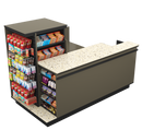 Compact Checkout with 3-Sided Merchandising