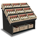 Wine Crate Display Fixture Wine Rack