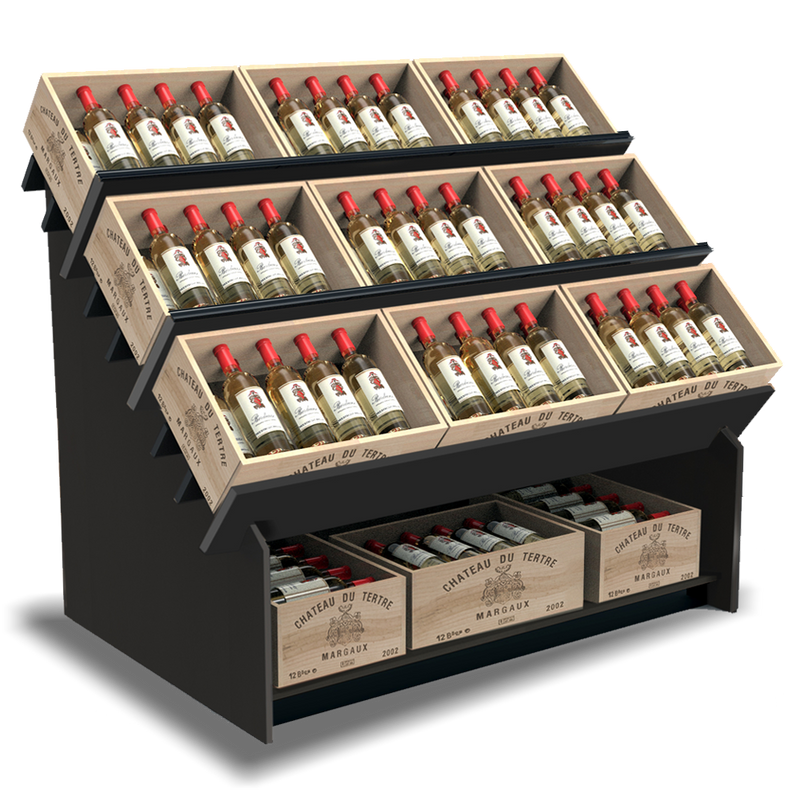 Wine Crate Display Fixture Wine Rack