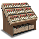 Wine Crate Display Fixture Wine Rack