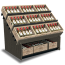 Wine Crate Display Fixture Wine Rack