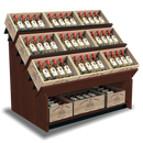 Wine Crate Display Fixture Wine Rack