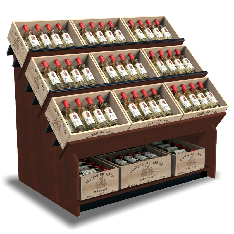 Wine Crate Display Fixture Wine Rack