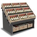 Wine Crate Display Fixture Wine Rack