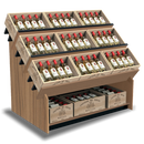 Wine Crate Display Fixture Wine Rack