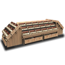 Wine Crate Display Fixture Wine Rack