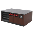 Coffee / Beverage Prep Island: 83.5"L x 60"D - Modern Store Equipment