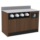 Coffee / Beverage Prep Wall Station: 51.5"L x 30"D - Modern Store Equipment