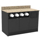 Coffee / Beverage Prep Wall Station: 51.5"L x 30"D - Modern Store Equipment