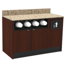 Coffee / Beverage Prep Wall Station: 51.5"L x 30"D - Modern Store Equipment