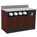 Coffee / Beverage Prep Wall Station: 51.5"L x 30"D - Modern Store Equipment