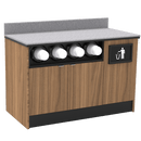 Coffee / Beverage Prep Wall Station: 51.5"L x 30"D - Modern Store Equipment