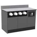 Coffee / Beverage Prep Wall Station: 51.5"L x 30"D - Modern Store Equipment