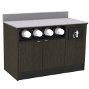 Coffee / Beverage Prep Wall Station: 51.5"L x 30"D - Modern Store Equipment