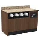 Coffee / Beverage Prep Wall Station: 51.5"L x 30"D - Modern Store Equipment