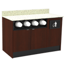 Coffee / Beverage Prep Wall Station: 51.5"L x 30"D - Modern Store Equipment