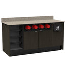 Coffee / Beverage Prep Wall Station: 67.5"L x 30"D - Modern Store Equipment