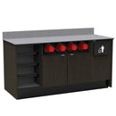 Coffee / Beverage Prep Wall Station: 67.5"L x 30"D - Modern Store Equipment