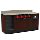 Coffee / Beverage Prep Wall Station: 67.5"L x 30"D - Modern Store Equipment