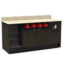 Coffee / Beverage Prep Wall Station: 67.5"L x 30"D - Modern Store Equipment