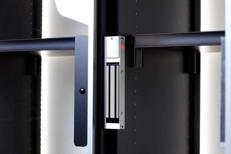 Secure Tobacco MagLock 2-Door Tobacco / Cigarette Merchandising Case with Storage Drawer