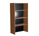 Millennial Configuration Hutch Top Single with 3 Shelves - Modern Store Equipment